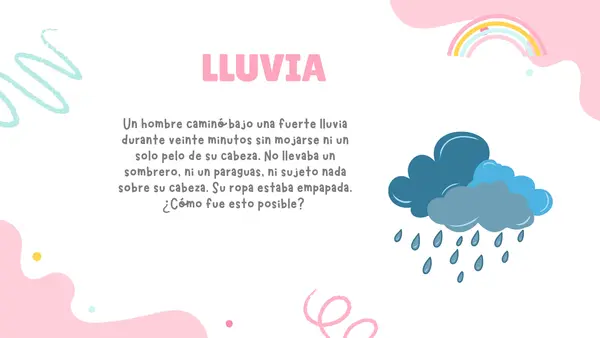 Acertijos para trabajar comprensión lectora 