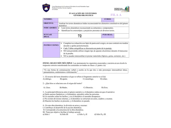 Género dramático