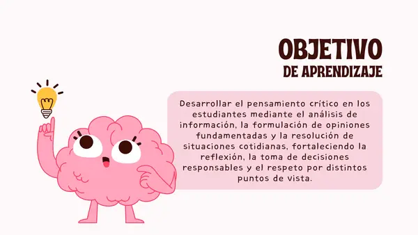 Presentación: Pensamiento crítico para estudiantes