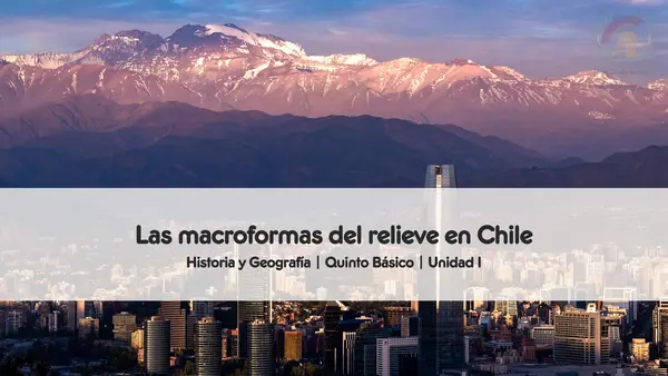 Las macroformas del relieve en Chile | Quinto Básico