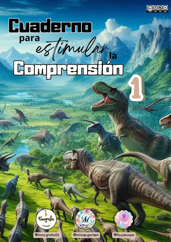 Comprensión Lectora 1: DINOS (30 actividades)
