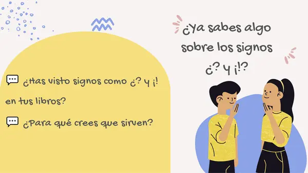 Los signos de exclamación e interrogación.