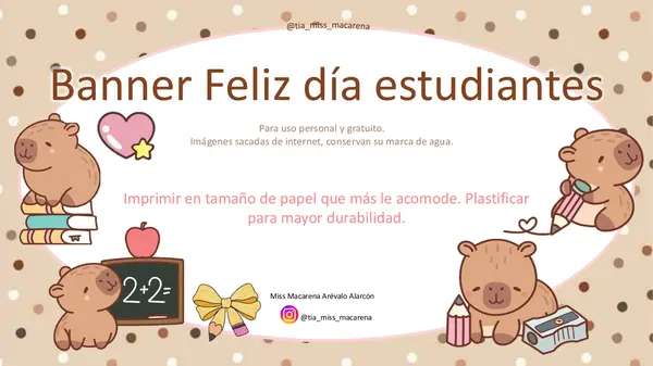 Banner Feliz Día Estudiantes