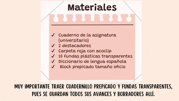 Lectura y escritura especializada CLASE 1 UNIDAD 1: procesando información