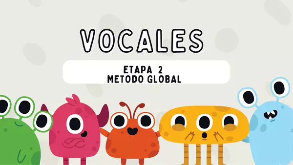 vocales  metodo  global  mixto II ( RECONOCIENDO VOCALES )