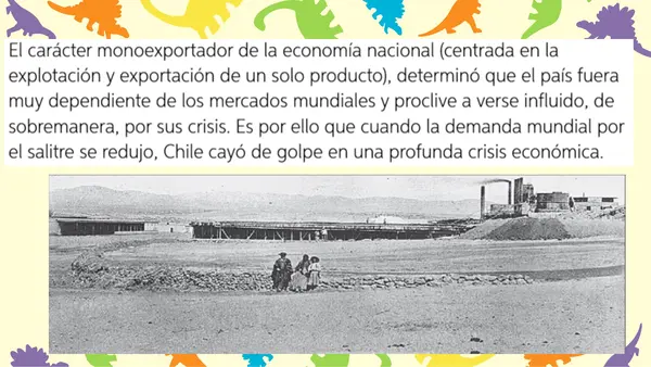 Guía de Lectoescritura: El Ciclo del Salitre y el Desarrollo Económico en Chile