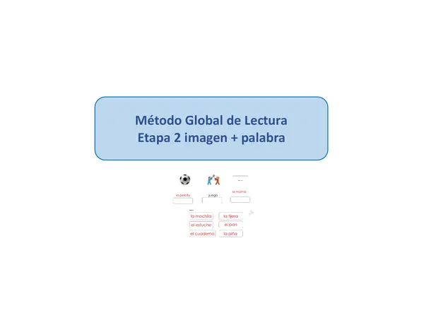 Método Global de Lectura Etapa 2