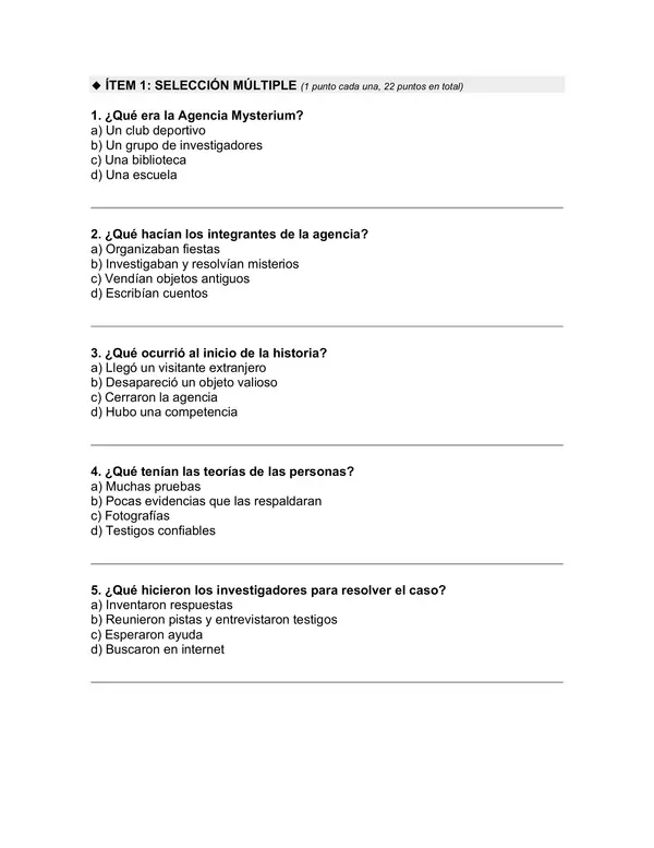 Prueba del libro "Agencia Mysterium" (Alexandre Cote Fournier)