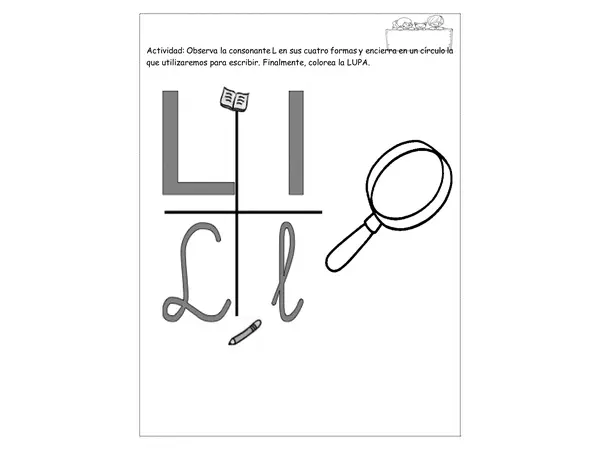 cuadernillo consonante L