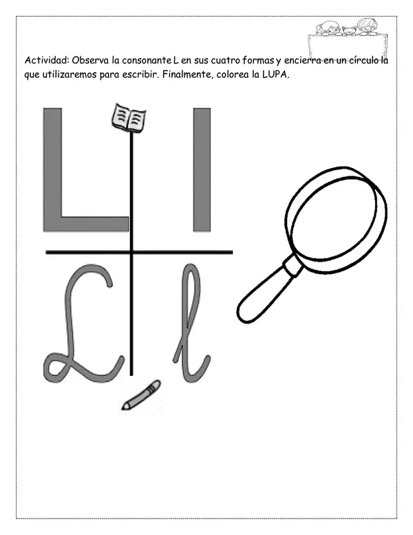 cuadernillo consonante L