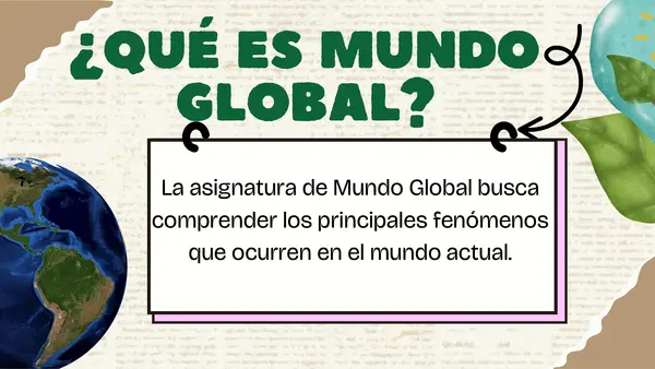 Mundo global: migraciones clase 1 y 2 