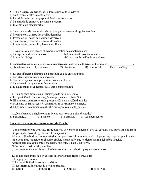 Género dramático