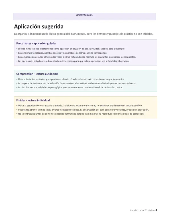 IMPULSO LECTOR 2do básico. - Pack de práctica.