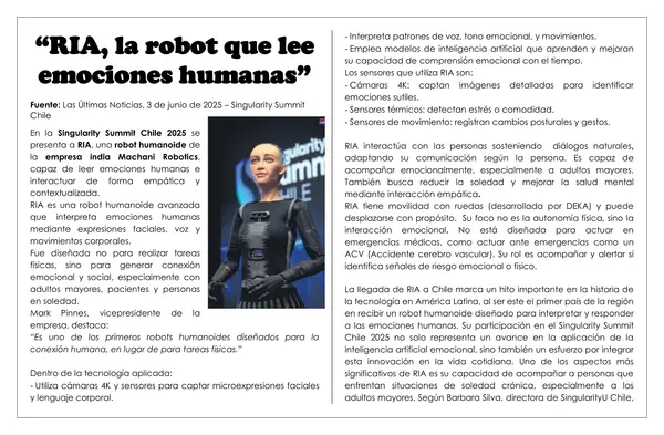Guía de trabajo - El impacto de las nuevas tecnologías 