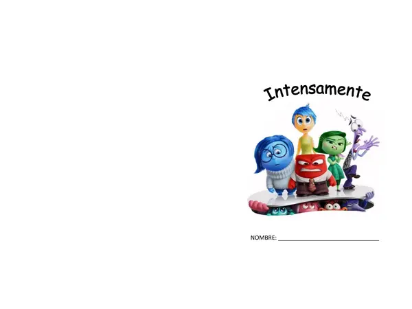 Intensamente, libro para colorear