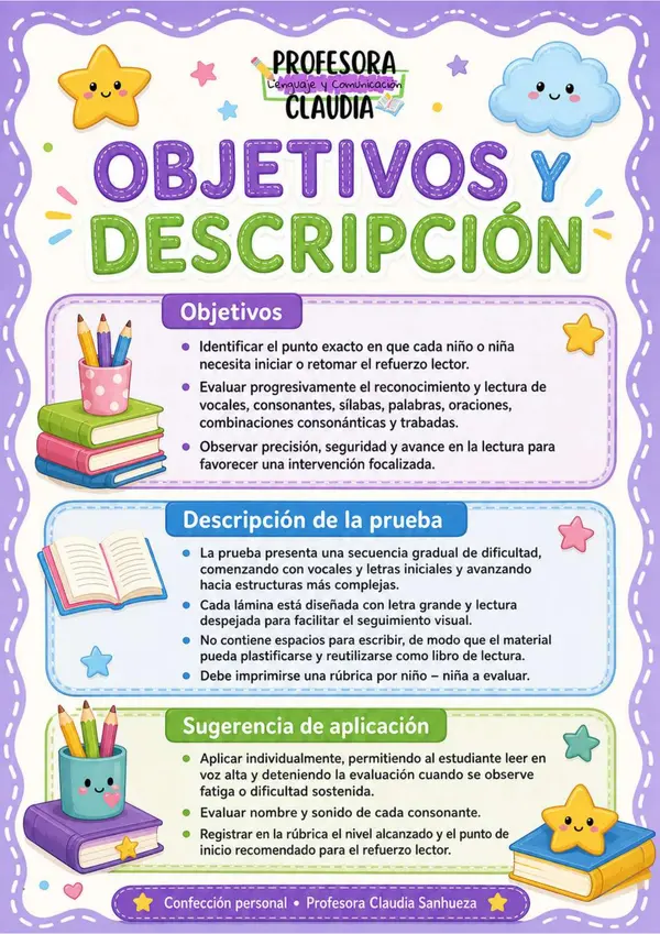 Evaluación de Lectura Progresiva