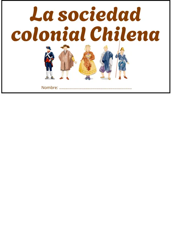 Flipbook Sociedad Colonial en Chile