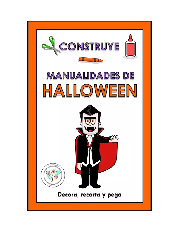 Construye manualidades Halloween Vampiro Crafts Puzzle Color