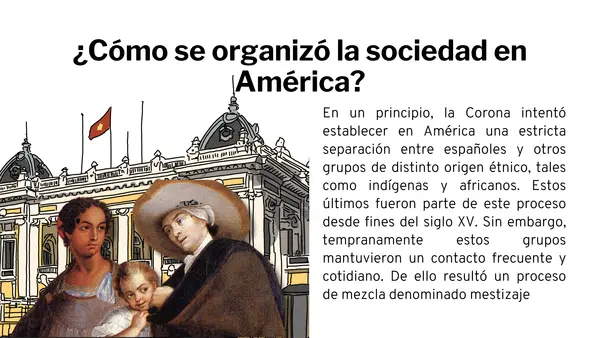 Mestizaje, sociedad colonial y sincretismo