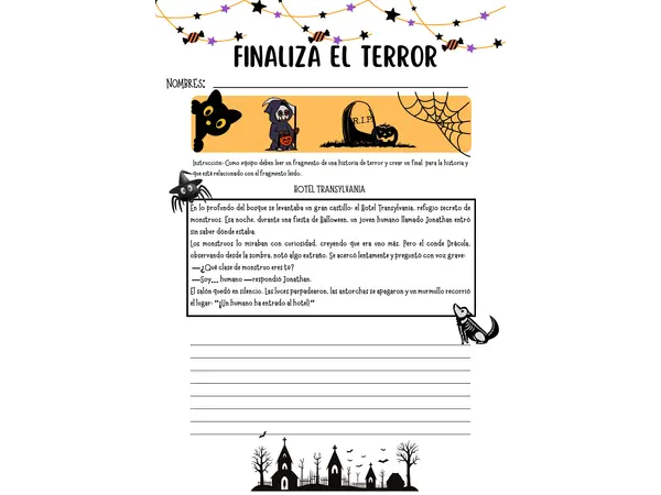 GUÍA CREAR UN FINAL PARA PELÍCULAS Y SERIES DE TERROR