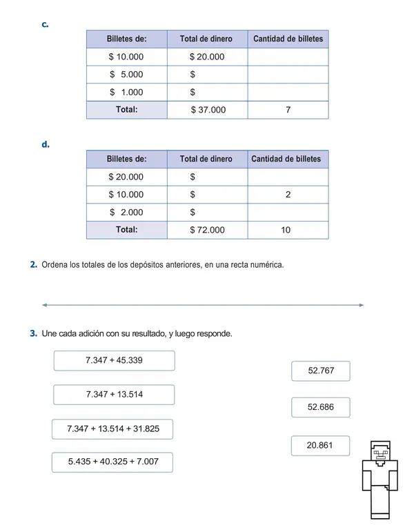 Guía retroalimentación "Números hasta la decena de mil"
