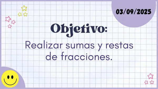 SUMA Y RESTA DE FRACCIONES CON IGUAL DENOMINADOR