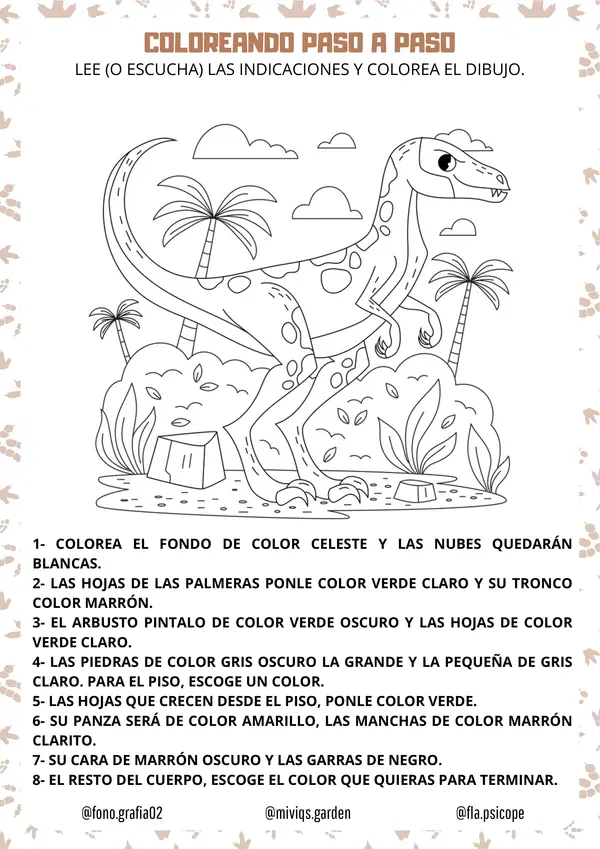 Comprensión Lectora 1: DINOS (30 actividades)