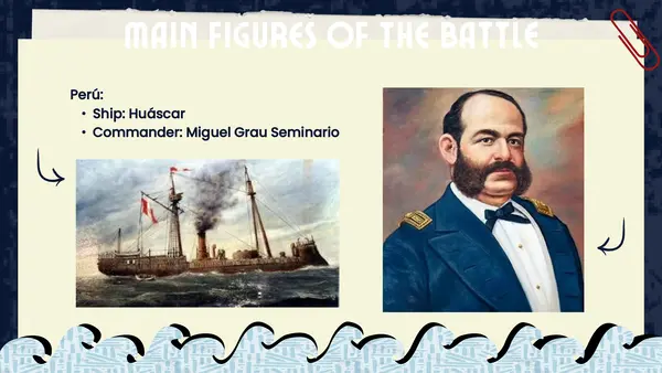 Combate naval de Iquique: versión en inglés