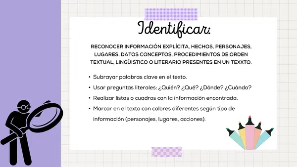 Taller de comprensión lectora