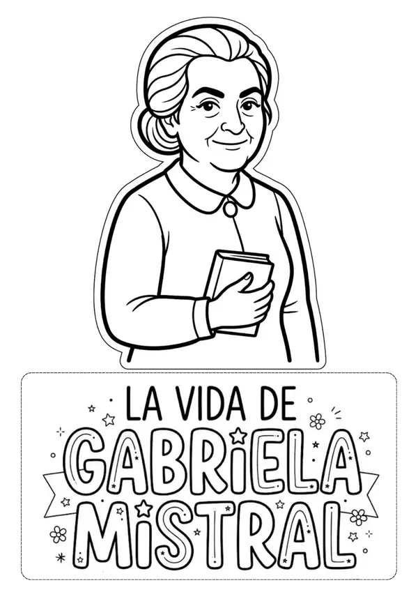 Lapbook Biografía de Gabriela Mistral 