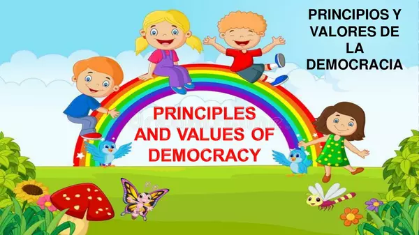 Principios y valores de la democracia ingles