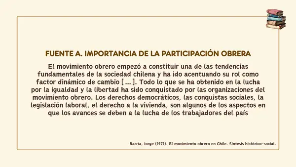 La participación de otros grupos sociales en Chile durante el siglo XX | Sexto Básico