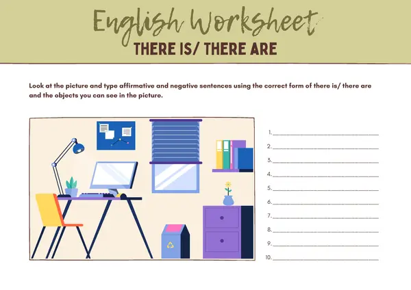 There is / There are English Worksheet