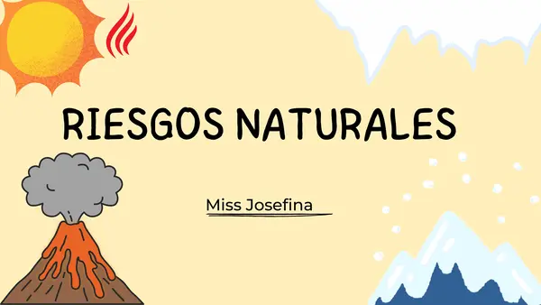 Riesgos naturales