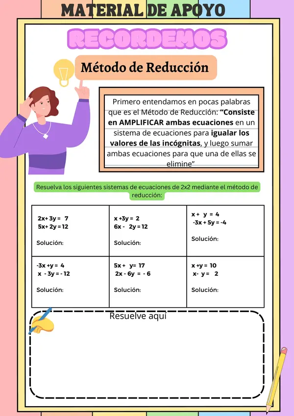Guía método de reducción 