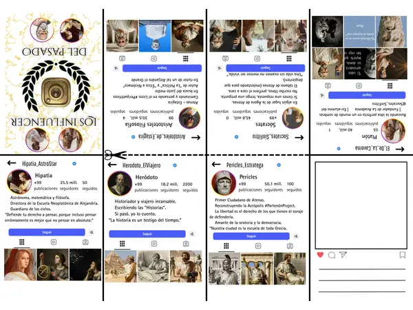  Papiro-Gram de la Antigüedad - De estatuas a Influencers