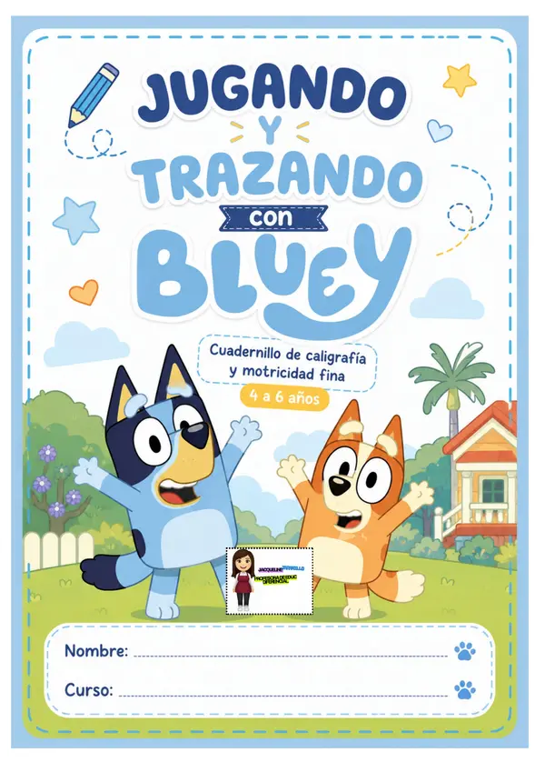 Grafomotricidad Bluey 