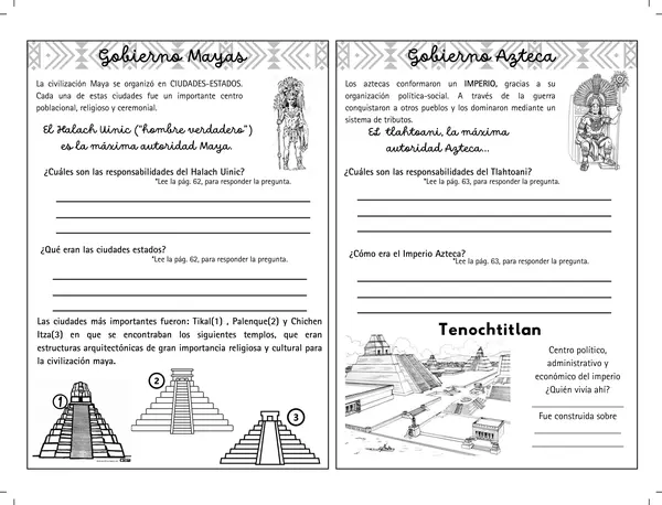 CIVILIZACIÓN MAYA Y AZTECA