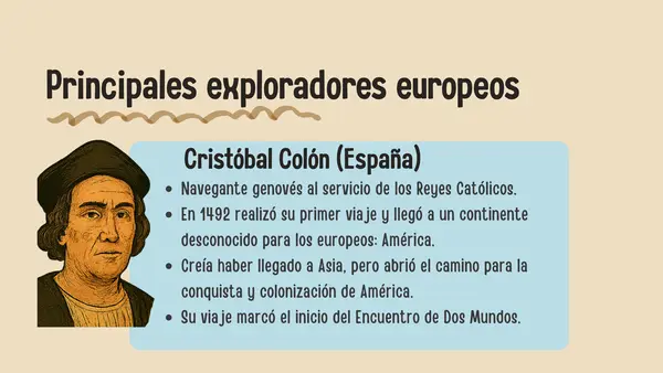Clase: Viajes de exploración europeos