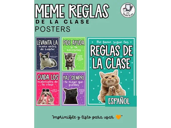 POSTERS MEME - DECORACIÓN SALA DE CLASES