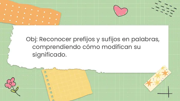 Prefijos y sufijos