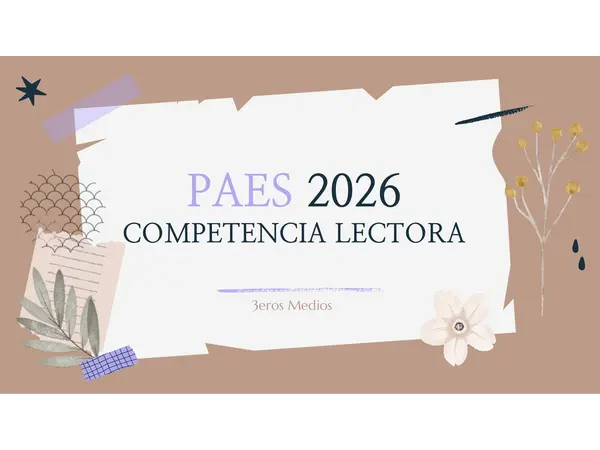 Presentación PAES Competencia Lectora