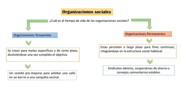Las Organizaciones Sociales