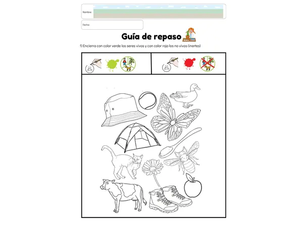 Seres vivos e inertes