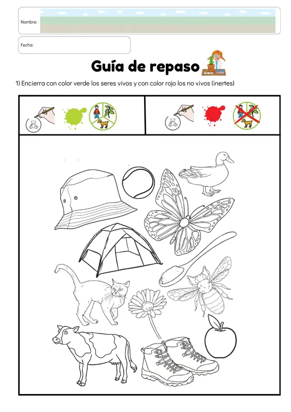 Seres vivos e inertes