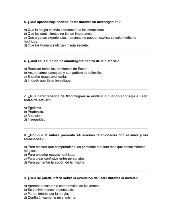 Prueba del libro "Ester y Mandrágora 2: De amor y de magia” (Sophie Dieuaide)