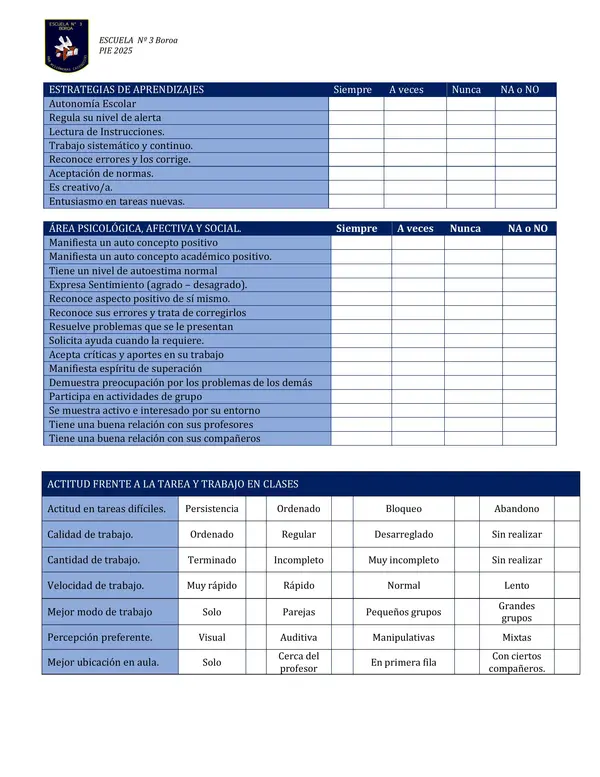 informe de avances 1º semestre