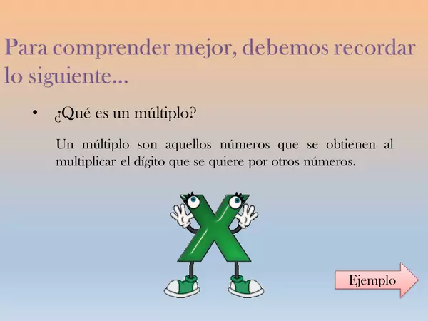 PRESENTACION SEXTO BASICO "MINIMO COMUN MULTIPLO" UNIDAD 1