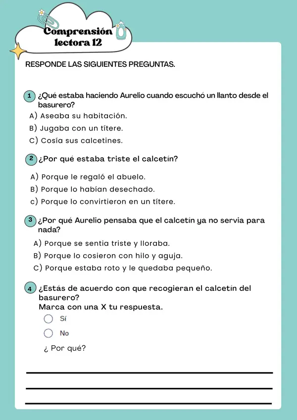 Lecturas tipo simce 2°