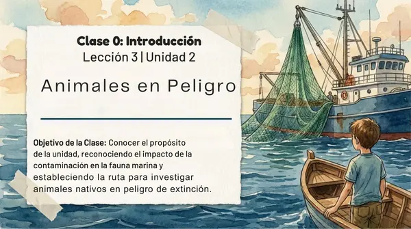 Clase Introducción Lección 3 Unidad 2 "ANIMALES EN PELIGRO" 2° Básico